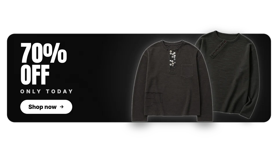 Button Patch Long Sleeve