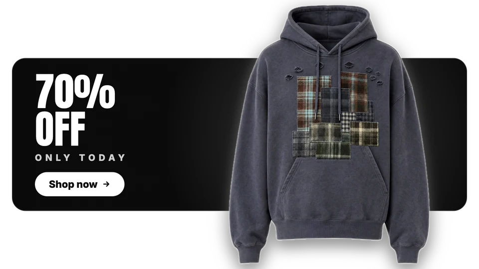 Patchwork Plaid Hoodie